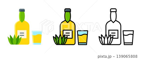 Herbal liquor alcoholic drink with natural ingredients bottle Herbal liquor alcoholic drink with natural ingredients bottle 139065808