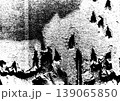 ざらざらした質感のモノクロのグランジテクスチャ 139065850