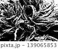 太い毛糸の束のモノトーンテクスチャ 139065853