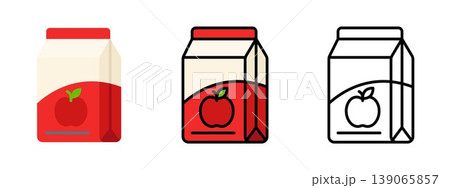 Fruit juice carton fresh beverage apple juice drink Fruit juice carton fresh beverage apple juice drink 139065857