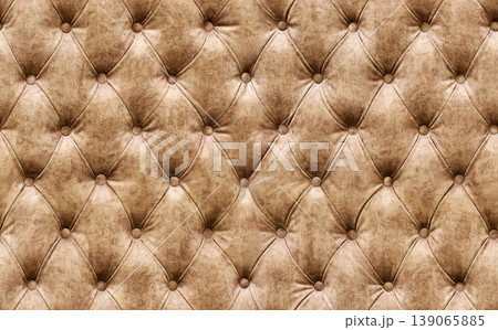 Captivating diamond tufting seamless texture in light brown color Captivating diamond tufting seamless texture in light brown color 139065885