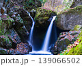 晩秋の音水渓谷の風景　明神滝6　兵庫県宍粟市 139066502