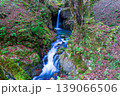 晩秋の音水渓谷の風景　明神滝2　兵庫県宍粟市 139066506
