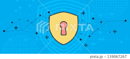 Cyber lock background and technology web services for business and internet project. 139067267