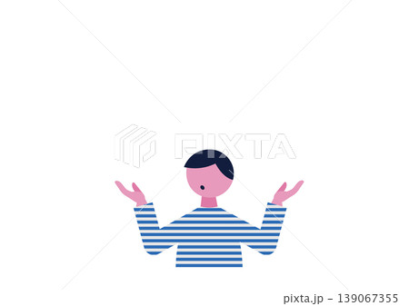 二択で悩む男性のベクターイラスト素材 139067355