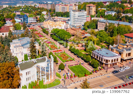 Kurortny Boulevard aerial view, Kislovodsk Kurortny Boulevard aerial view, Kislovodsk 139067762