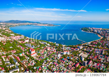 Gelendzhik aerial panoramic view, Russia Gelendzhik aerial panoramic view, Russia 139067784