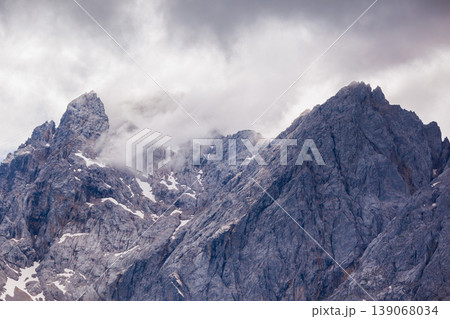 Zugspitze, Alpspitze mountains in Bavaria, Germany 139068034