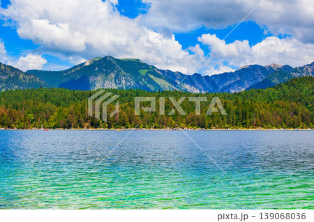 Eibsee lake in Bavaria, Germany 139068036