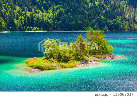 Eibsee lake in Bavaria, Germany 139068037
