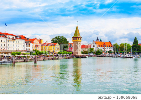 Lindau old town in Bavaria, Germany 139068068
