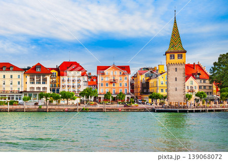 Lindau old town in Bavaria, Germany 139068072
