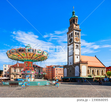 Perlachturm Tower in Augsburg old town, Germany Perlachturm Tower in Augsburg old town, Germany 139068095