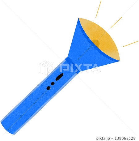 blue torch light 139068529
