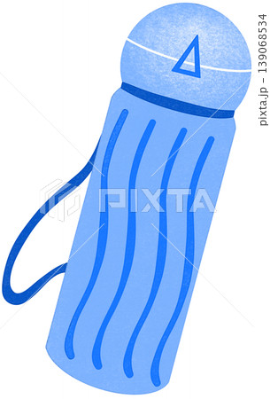 blue stainless bottle 139068534