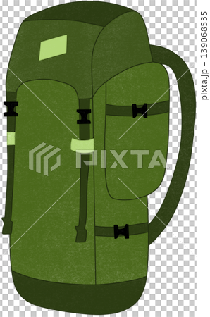 green camping backpack green camping backpack 139068535