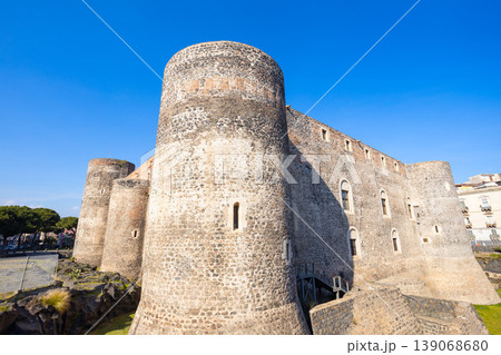Castello Ursino is a royal castle in Catania Castello Ursino is a royal castle in Catania 139068680