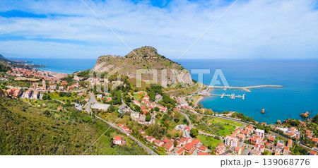 Cefalu city aerial panoramic view in Sicily, Italy Cefalu city aerial panoramic view in Sicily, Italy 139068776