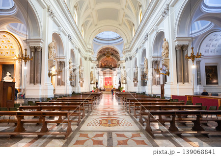 Palermo Cathedral or Duomo interior view, Sicily Palermo Cathedral or Duomo interior view, Sicily 139068841