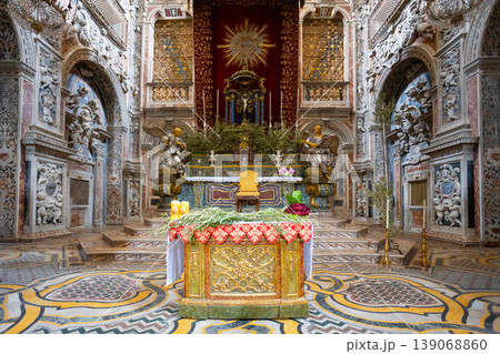 Chiesa Santa Caterina Church interior in Palermo Chiesa Santa Caterina Church interior in Palermo 139068860
