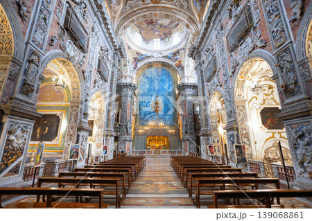 Chiesa Santa Caterina Church interior in Palermo 139068861