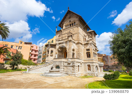 Villino Florio villa exterior view in Palermo 139068870