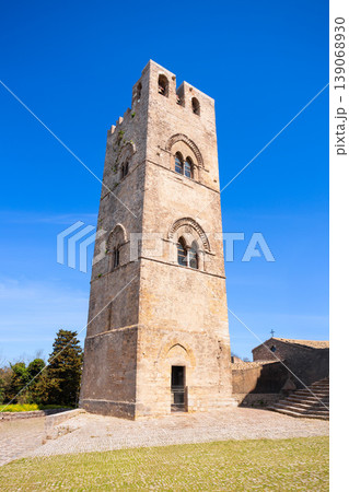 Torre di Re Federico tower in Erice, Sicily Torre di Re Federico tower in Erice, Sicily 139068930