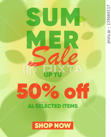 Summer Sale Fifty Percent Apple Banner Summer Sale Fifty Percent Apple Banner 139069117