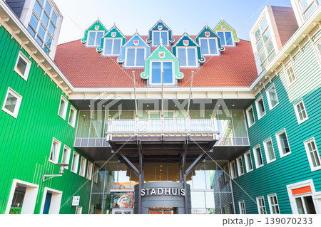 Stadhuis Zaanstad city hall building in Zaandam, Netherlands Stadhuis Zaanstad city hall building in Zaandam, Netherlands 139070233