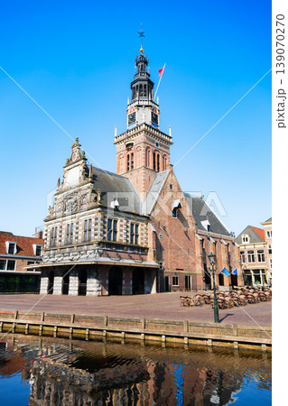 Waag Tower or Waagtoren in Alkmaar town, Netherlands Waag Tower or Waagtoren in Alkmaar town, Netherlands 139070270
