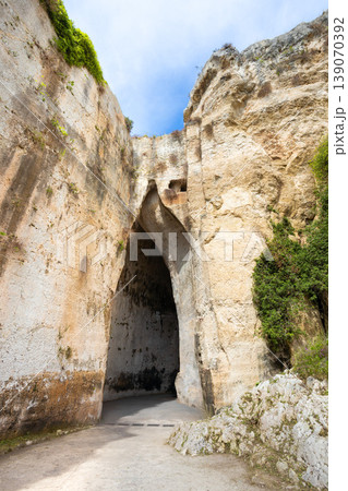 Orecchio di Dionisio or Ear of Dionysius cave, Syracuse Orecchio di Dionisio or Ear of Dionysius cave, Syracuse 139070392