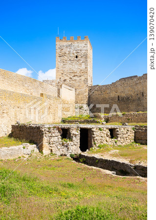 Castello di Lombardia in Enna, Sicily island 139070420