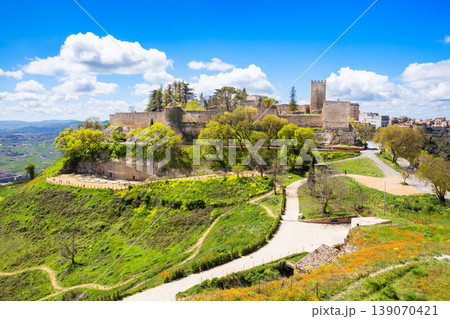 Castello di Lombardia in Enna, Sicily island 139070421
