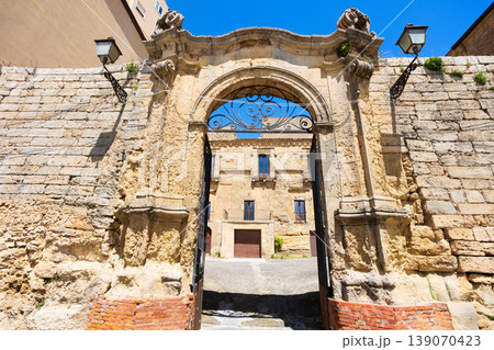 Palazzo Pollicarini or Pollicarini Palace in Enna, Sicily Palazzo Pollicarini or Pollicarini Palace in Enna, Sicily 139070423
