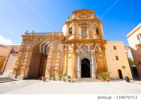 Porta Garibaldi city gate, Addolorata Church, Marsala 139070711