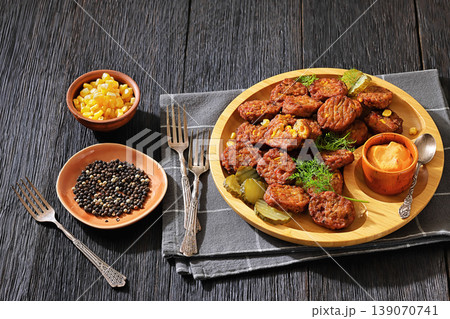 thai corn fritters tod mun khao pod thai corn fritters tod mun khao pod 139070741