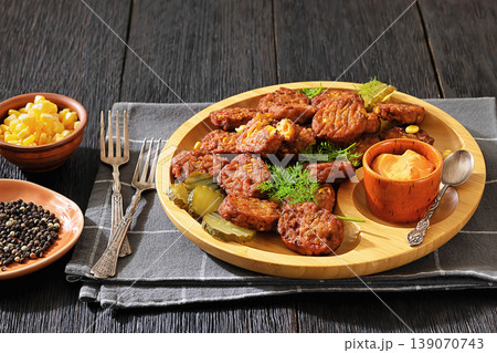 thai corn fritters tod mun khao pod thai corn fritters tod mun khao pod 139070743