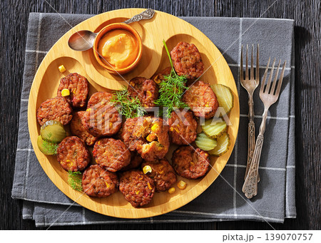 thai corn fritters tod mun khao pod thai corn fritters tod mun khao pod 139070757