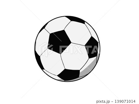 サッカーボール（影付き） 139071014