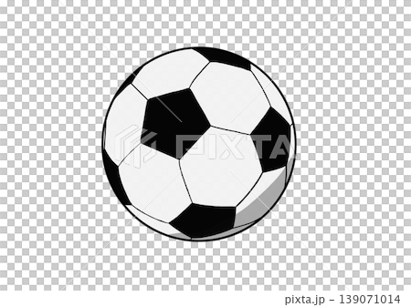 サッカーボール（影付き） 139071014