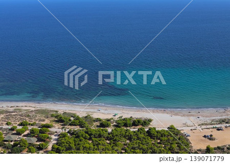 Spain's beautiful coast offers clear turquoise waters and sandy beaches, a perfect destination for family holidays Spain's beautiful coast offers clear turquoise waters and sandy beaches, a perfect destination for family holidays 139071779