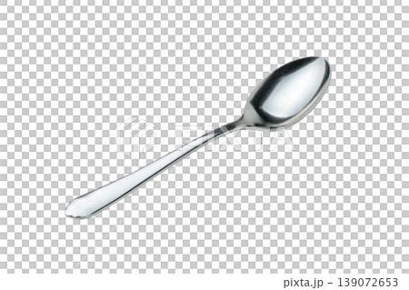 ティースプーンの切り抜き素材(透過PNG) ティースプーンの切り抜き素材(透過PNG) 139072653