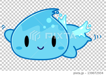 Water, water droplets, water spirits, fairies, characters, cute 139072934