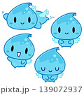 水、水滴、水の精、妖精、キャラクター、かわいい 139072937