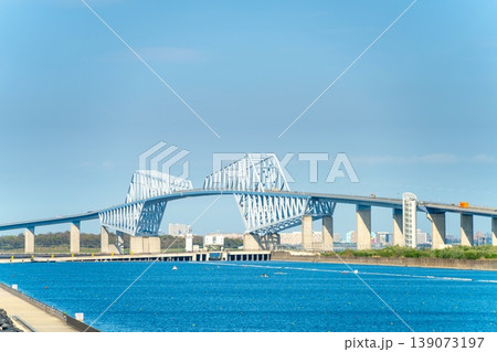 東京ゲートブリッジと海の森水上競技場 139073197