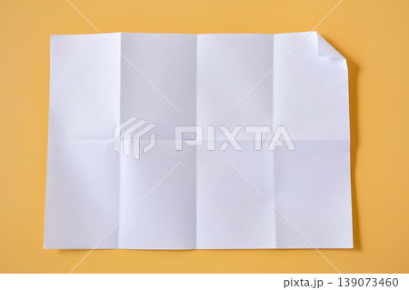 White paper folded in nine fraction background. White paper folded in nine fraction background. 139073460