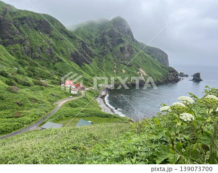礼文島の桃岩荘（北海道礼文町） 139073700