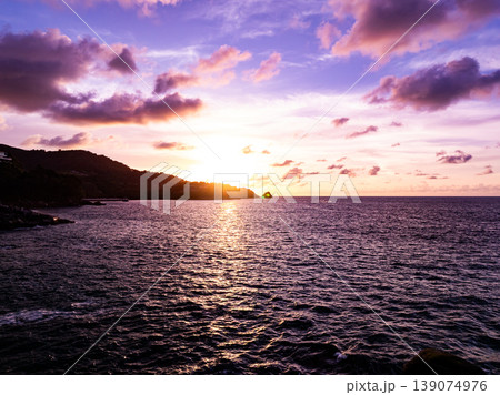 Beautiful Light Sunset or sunrise over sea,Aerial view scenery Sky with Amazing clouds and waves in sunset sky nature light cloud background Beautiful Light Sunset or sunrise over sea,Aerial view scenery Sky with Amazing clouds and waves in sunset sky nature light cloud background 139074976