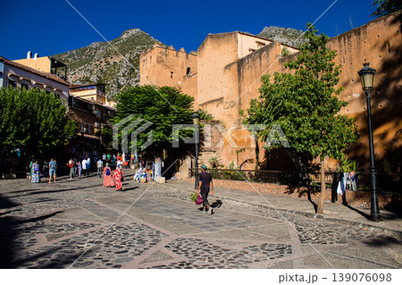 Chefchaouen is a city located in the north Morocco Chefchaouen is a city located in the north Morocco 139076098