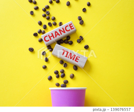 Change Time symbol. Concept words Change Time on beautiful wooden picture frame. Beautiful yellow background with coffee cup and coffee beans. Business and Change Time concept. Copy space. Change Time symbol. Concept words Change Time on beautiful wooden picture frame. Beautiful yellow background with coffee cup and coffee beans. Business and Change Time concept. Copy space. 139076557
